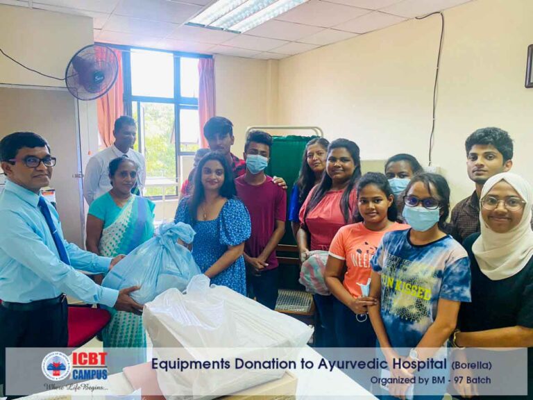 Supporting Healthcare: Providing Medical Equipment to the Ayurvedic Hospital, Borella